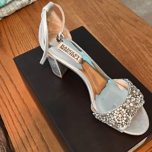 Badgley Mischka Hines embellished sandal.